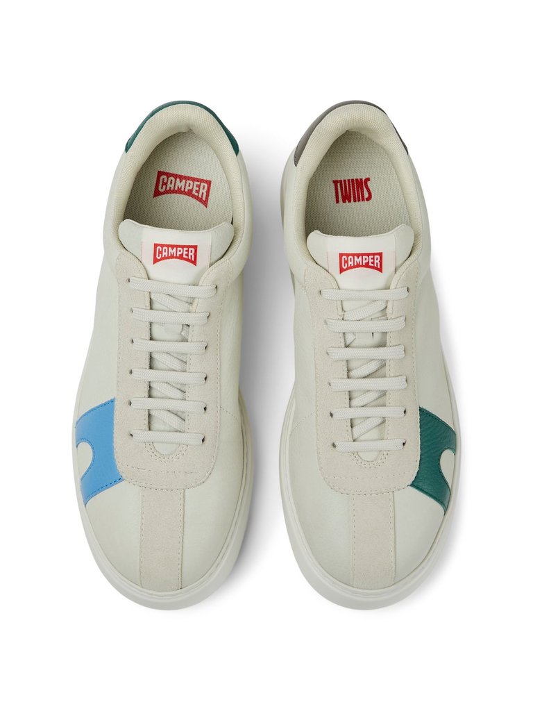 Sneakers Women Camper Twins - White/Blue/Green - White