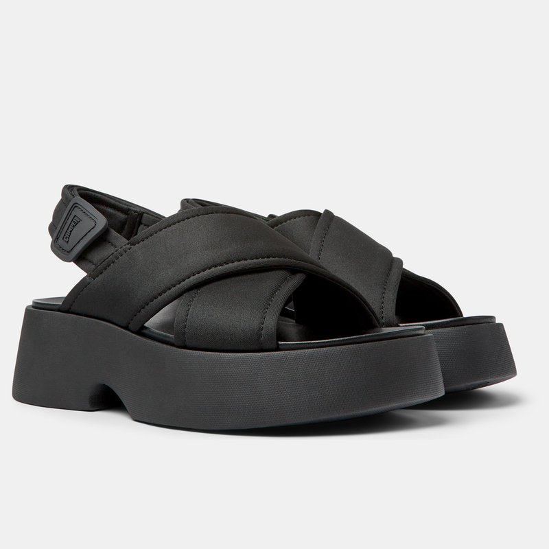 Shop Camper Tasha Sandals In Black