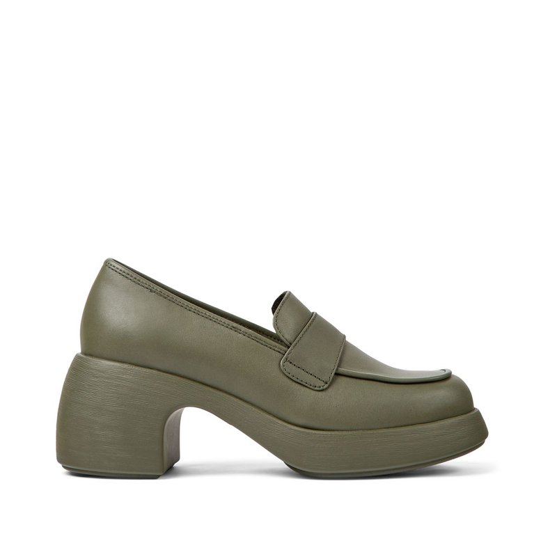 Shop Camper Thelma Loafers In Green