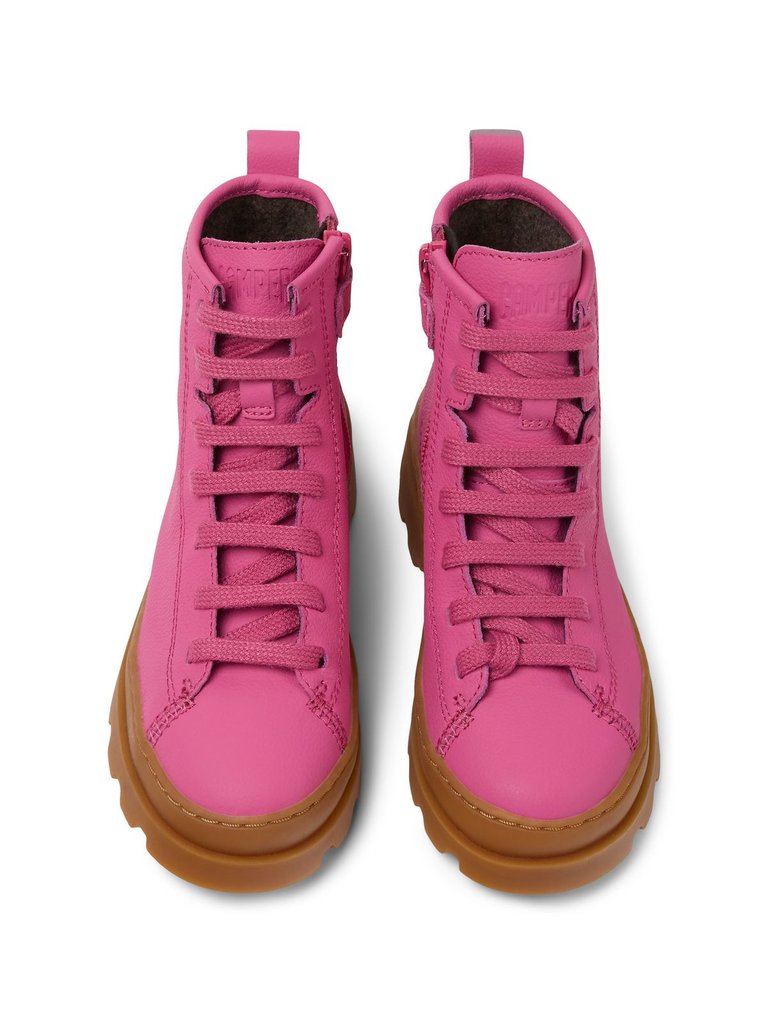 Unisex Brutus Ankle Boots - Pink - Pink