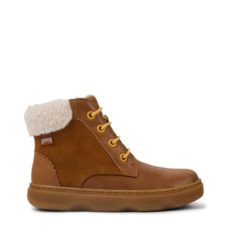 Shop Camper Unisex Kido Ankle Boots In Brown