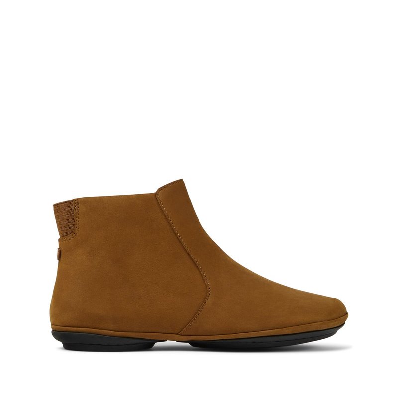 Camper Women Right Ankle Boots In Brown