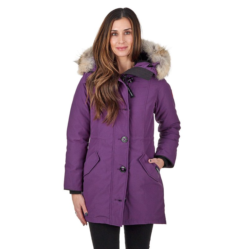 Canada Goose Women's Rossclair Parka Fusion Jackets In Purple