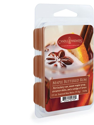 Candle Warmers Maple Buttered Rum Wax Melts 2.5 Oz 6 Pack product