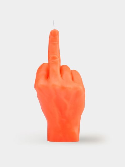 54 Celsius Hand Gesture Candles - F*ck You, Neon Orange product