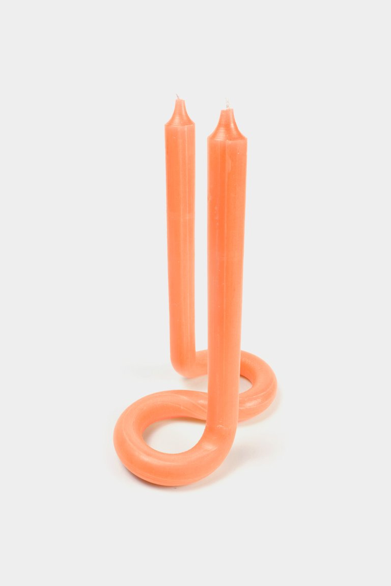 Twist Candle - Orange - Orange