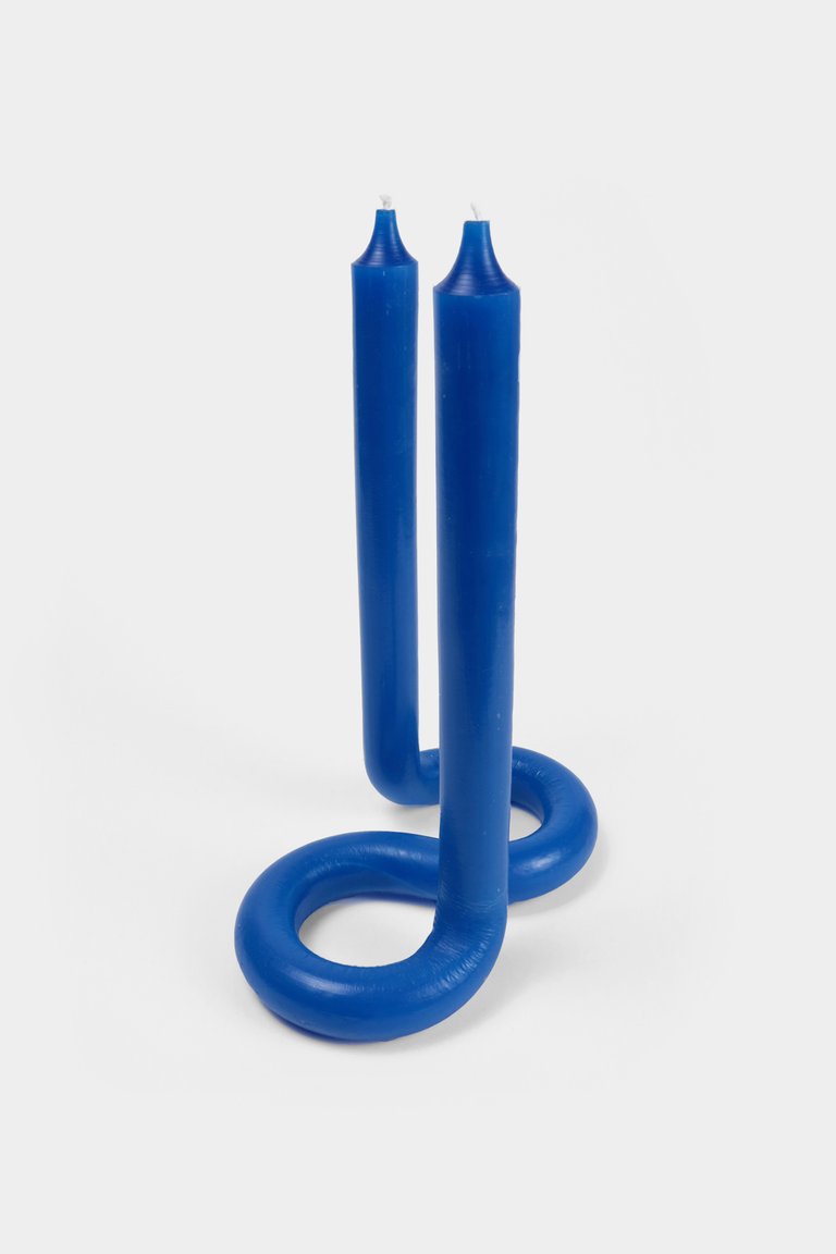 Twist Candle - Royal Blue - Royal Blue