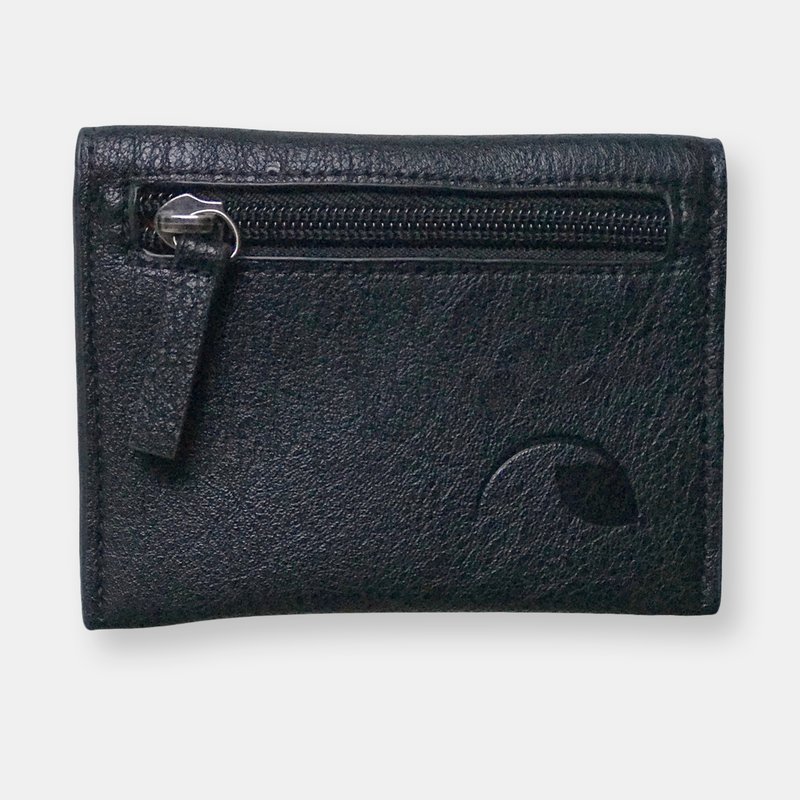 Shop Canopy Verde Baltic Envelope Card Case With Coin Compartment In Black