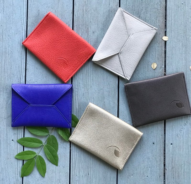Canopy Verde Smith Envelope Wallet (unisex) In Grey