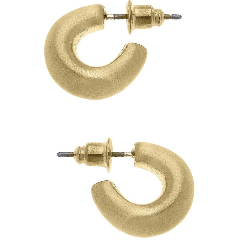 Canvas Style Alison Hoop Earrings In Gold