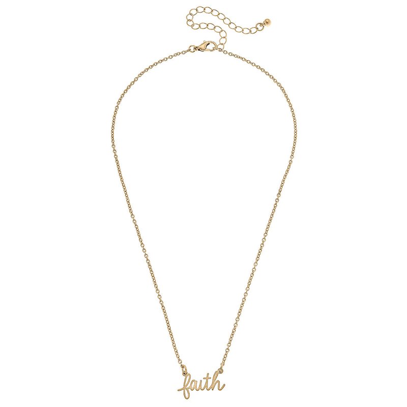 Canvas Style Julia Faith Delicate Chain Necklace In Gold