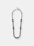 Savoy Blue & White Chinoiserie & Painted Wood Necklace