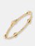 Spiral Shell Bangle in Worn Gold - Gold