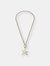 Starfish T-Bar Pendant Necklace in Worn Gold - Worn Gold