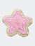 Stuck On You Small Chenille Glitter Star Patch - Pink