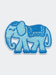 Stuck On You Small Elephant Patch - Aqua/Blue