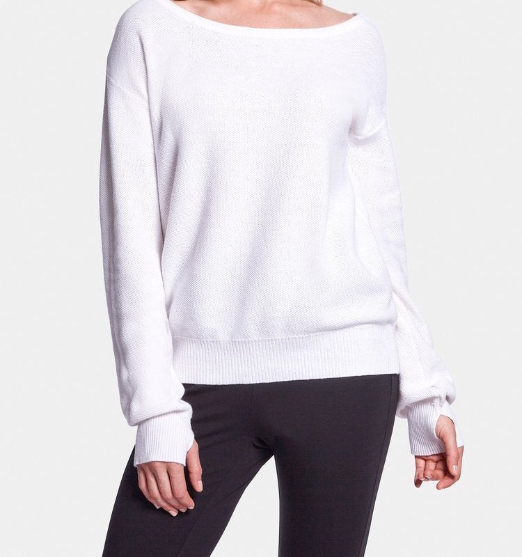 Capsule 121 The Hale Sweater In White