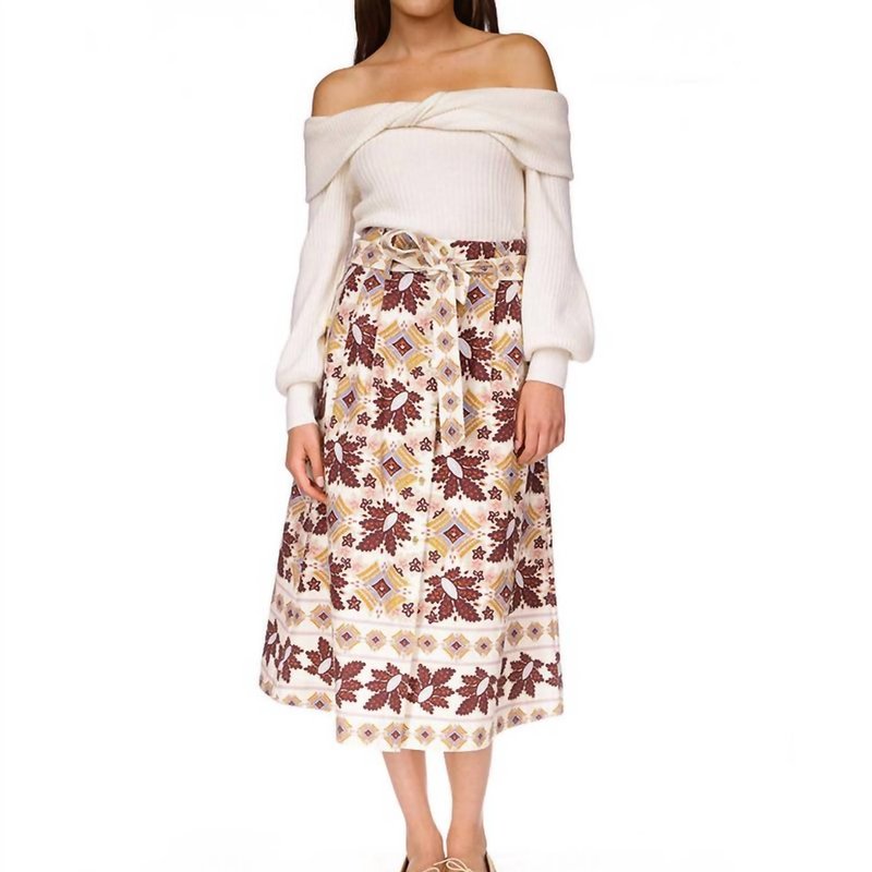 Shop Cara Cara Oslo Skirt In Brown
