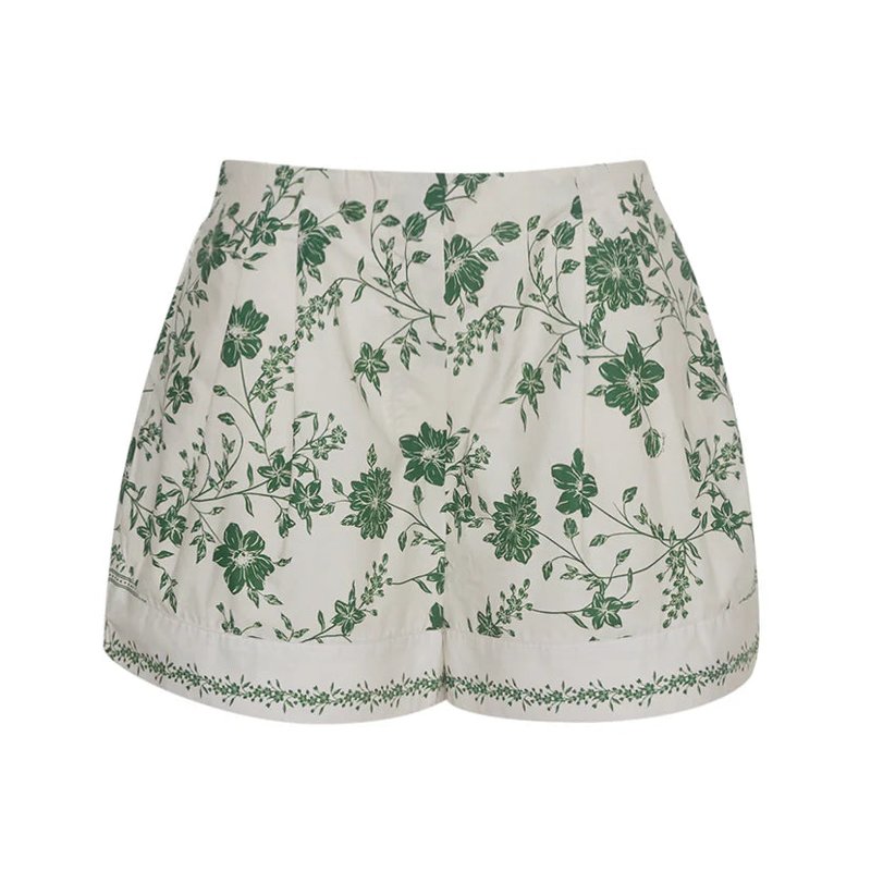 Shop Cara Cara Trish Shorts In Green