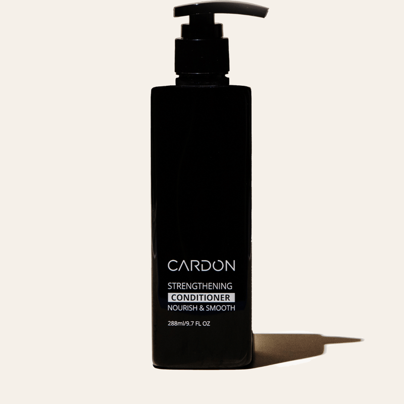 Cardon Hair Thickening + Strengthening Conditioner In Black