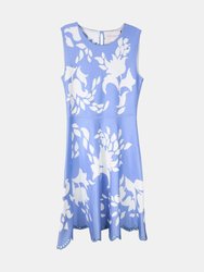Carolina Herrera Women's Cielo Multi Fit and Flare Midi Floral Jacquard Dress - Cielo Multi