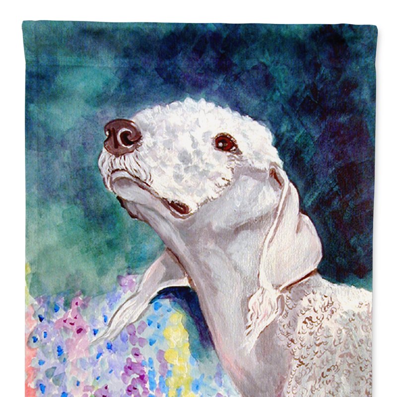Caroline's Treasures 11 X 15 1/2 In. Polyester Bedlington Terrier Garden Flag 2-sided 2-ply In Animal Print