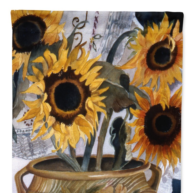 Caroline's Treasures 11 X 15 1/2 In. Polyester Pot Of Sunflowers Garden Flag 2-sided 2-ply