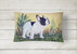 12 in x 16 in  Outdoor Throw Pillow French Bulldog Canvas Fabric Decorative Pillow