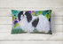 12 in x 16 in  Outdoor Throw Pillow Japanese Chin Canvas Fabric Decorative Pillow