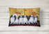 12 in x 16 in  Outdoor Throw Pillow Japanese Chin Tea House Canvas Fabric Decorative Pillow