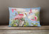 12 in x 16 in  Outdoor Throw Pillow Roseate Spoonbill Canvas Fabric Decorative Pillow