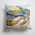 14 in x 14 in Outdoor Throw Pillow#20 Crab Fabric Decorative Pillow