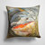14 in x 14 in Outdoor Throw PillowAlligator Fabric Decorative Pillow