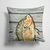14 in x 14 in Outdoor Throw PillowCroppie Fish on Pier Fabric Decorative Pillow