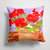 14 in x 14 in Outdoor Throw PillowFlower - Geranium Fabric Decorative Pillow