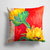 14 in x 14 in Outdoor Throw PillowFlower - Sunflower Fabric Decorative Pillow