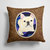 14 in x 14 in Outdoor Throw PillowFrench Bulldog Fabric Decorative Pillow