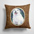 14 in x 14 in Outdoor Throw PillowGreat Pyrenees Fabric Decorative Pillow
