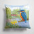14 in x 14 in Outdoor Throw PillowKingfisher by Sarah Adams Fabric Decorative Pillow