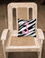 14 in x 14 in Outdoor Throw PillowLetter J Initial Zebra Stripe and Pink Fabric Decorative Pillow