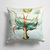 14 in x 14 in Outdoor Throw PillowMermaids and Mermen Mermaid Tail Fabric Decorative Pillow