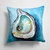14 in x 14 in Outdoor Throw PillowOyster Fabric Decorative Pillow