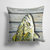14 in x 14 in Outdoor Throw PillowSmall mouth Bass Fish on Pier Fabric Decorative Pillow