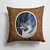 14 in x 14 in Outdoor Throw PillowStarry Night Norwegian Elkhound Fabric Decorative Pillow