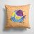 14 in x 14 in Outdoor Throw PillowTropical Fish Fabric Decorative Pillow