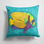 14 in x 14 in Outdoor Throw PillowTropical Fish Fabric Decorative Pillow