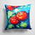 14 in x 14 in Outdoor Throw PillowVegetables - Tomatoes on the vine Fabric Decorative Pillow