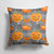14 in x 14 in Outdoor Throw PillowWatecolor Halloween Pumpkins Fabric Decorative Pillow
