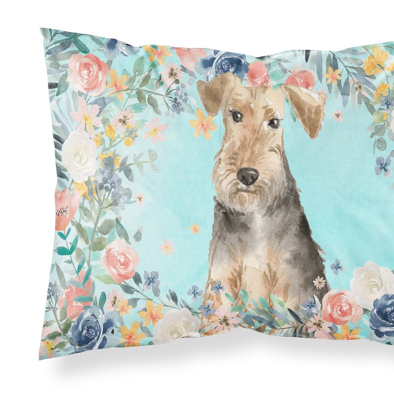 Caroline's Treasures Airedale Terrier Fabric Standard Pillowcase