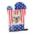 American Flag and French Bulldog Oven Mitt